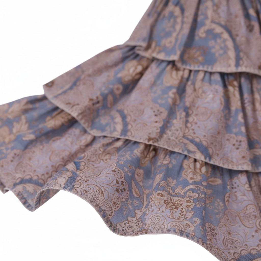 Abito Daylight per bambina Zimmermann Kids multicolore con fiocchi decorativi - Rubino Kids