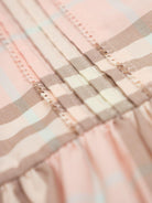 Abito Eadelle per neonata Burberry Kids rosa con motivo a quadri - Rubino Kids