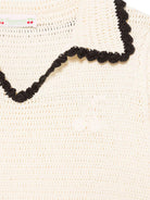 Abito Elaine per bambina Bonpoint beige con scollo a V - Rubino Kids