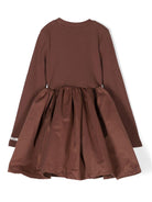 Abito Furre per bambina Donsje marrone con gonna a ruota - Rubino Kids