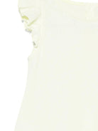 Abito in lino per bambina Il Gufo giallo con ruches - Rubino Kids