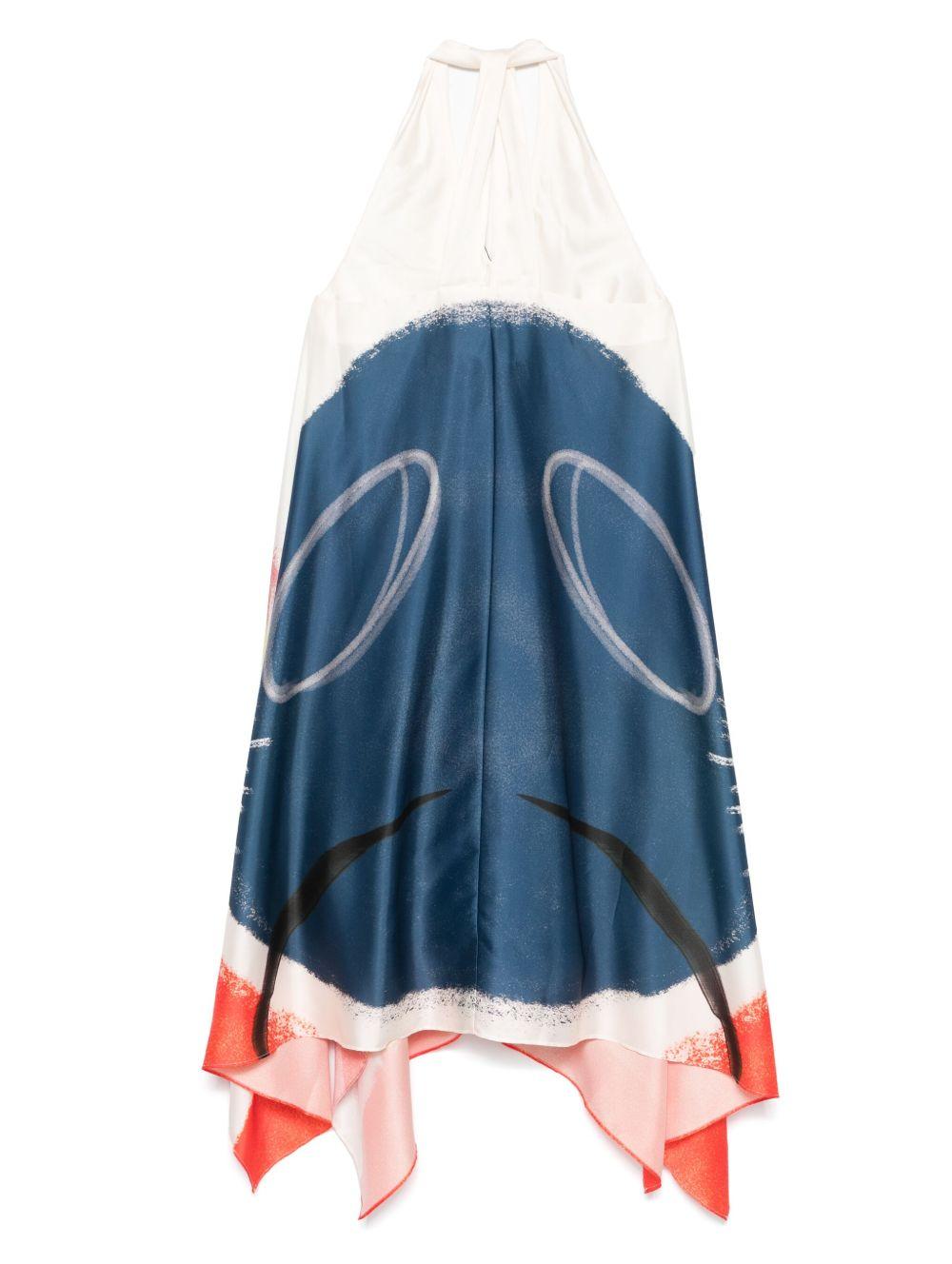 Abito midi per donna Scotch & Soda multicolore con stampa grafica - Rubino Kids