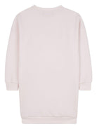 Abito modello felpa per bambina Karl Lagerfeld Kids rosa con stampa grafica - Rubino Kids