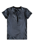 Abito modello T-shirt per bambina Balmain Kids nero in raso - Rubino Kids