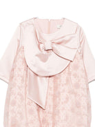Abito per bambina A'lapage rosa con motivo floreale con rose - Rubino Kids