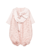 Abito per bambina A'lapage rosa con motivo floreale con rose - Rubino Kids