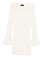 Abito per bambina Balmain Kids bianco con maniche a campana - Rubino Kids