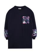 Abito per bambina Billieblush blu con paillettes - Rubino Kids