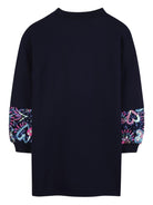 Abito per bambina Billieblush blu con paillettes - Rubino Kids