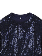 Abito per bambina Billieblush blu in tulle con paillettes - Rubino Kids