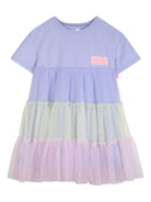 Abito per bambina Billieblush multicolore girocollo - Rubino Kids