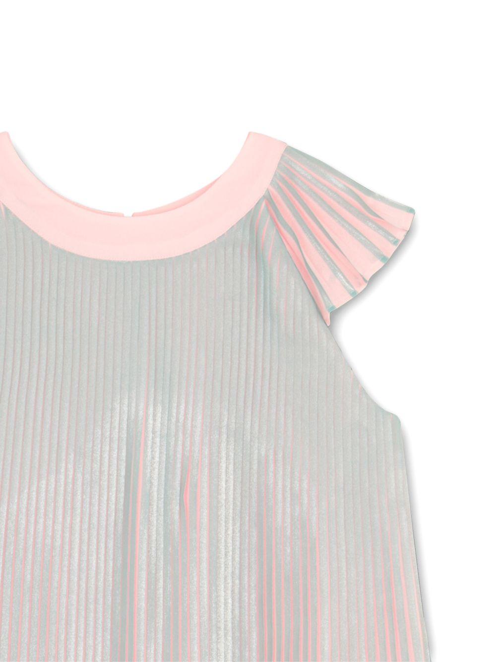 Abito per bambina Billieblush rosa con design plissettato - Rubino Kids