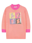 Abito per bambina Billieblush rosa con dettaglio con paillettes - Rubino Kids