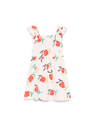 Abito per bambina Bobo Choses Smiling beige con dettagli ruches - Rubino Kids