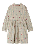 Abito per bambina Bonpoint beige con ricamo ciliegie - Rubino Kids