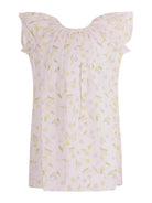 Abito per bambina Bonpoint bianco con stampa ciliegie all - over - Rubino Kids