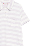 Abito per bambina Bonpoint bianco con tasca sul petto - Rubino Kids