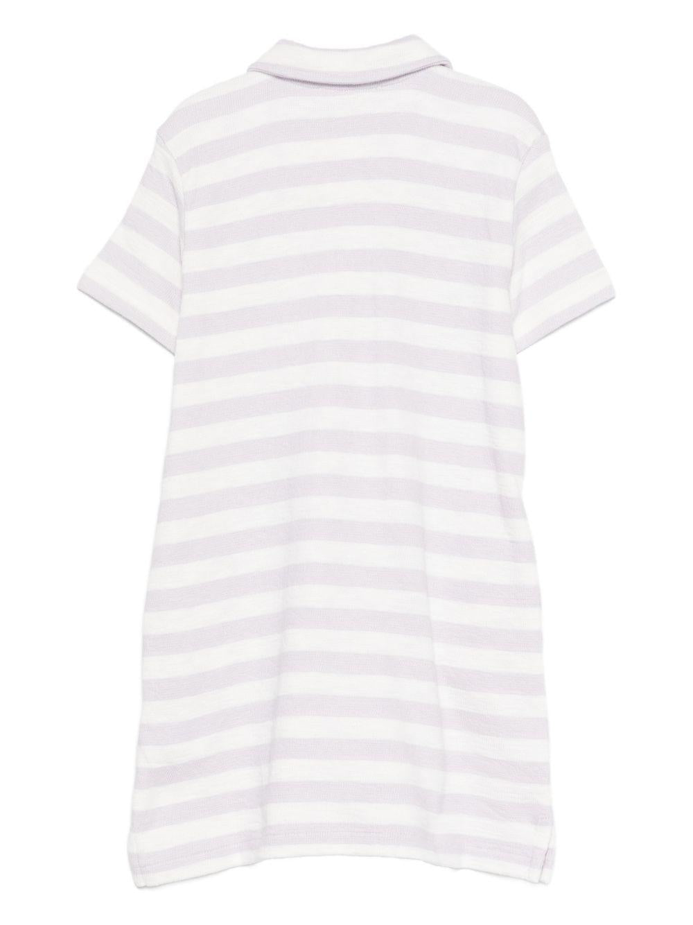 Abito per bambina Bonpoint bianco con tasca sul petto - Rubino Kids