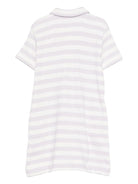 Abito per bambina Bonpoint bianco con tasca sul petto - Rubino Kids