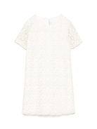 Abito per bambina Bonpoint Emanuela bianco con ricamo a fiori - Rubino Kids