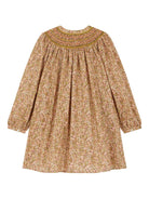 Abito per bambina Bonpoint giallo con stampa a fiori - Rubino Kids