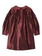 Abito per bambina Bonpoint rosso con maniche a palloncino - Rubino Kids