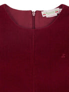 Abito per bambina Bonpoint rosso con texture a coste - Rubino Kids