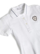 Abito per bambina Brunello Cucinelli Kids bianco modello polo - Rubino Kids