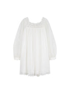 Abito per bambina Chloé Kids bianco in pizzo a fiori - Rubino Kids