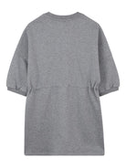 Abito per bambina Chloé Kids grigio con logo sul davanti - Rubino Kids