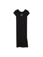 Abito per bambina Dkny Kids nero con decorazione - Rubino Kids