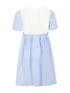 Abito per bambina Dolce & Gabbana Kids azzurro con inserti - Rubino Kids