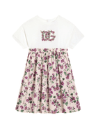 Abito per bambina Dolce & Gabbana Kids multicolore con motivo a fiori - Rubino Kids
