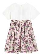 Abito per bambina Dolce & Gabbana Kids multicolore con motivo a fiori - Rubino Kids