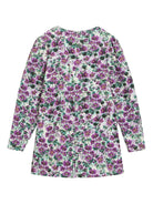 Abito per bambina Dolce & Gabbana Kids viola con stampa a fiori - Rubino Kids