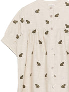 Abito per bambina Donsje beige con ricamo rane - Rubino Kids