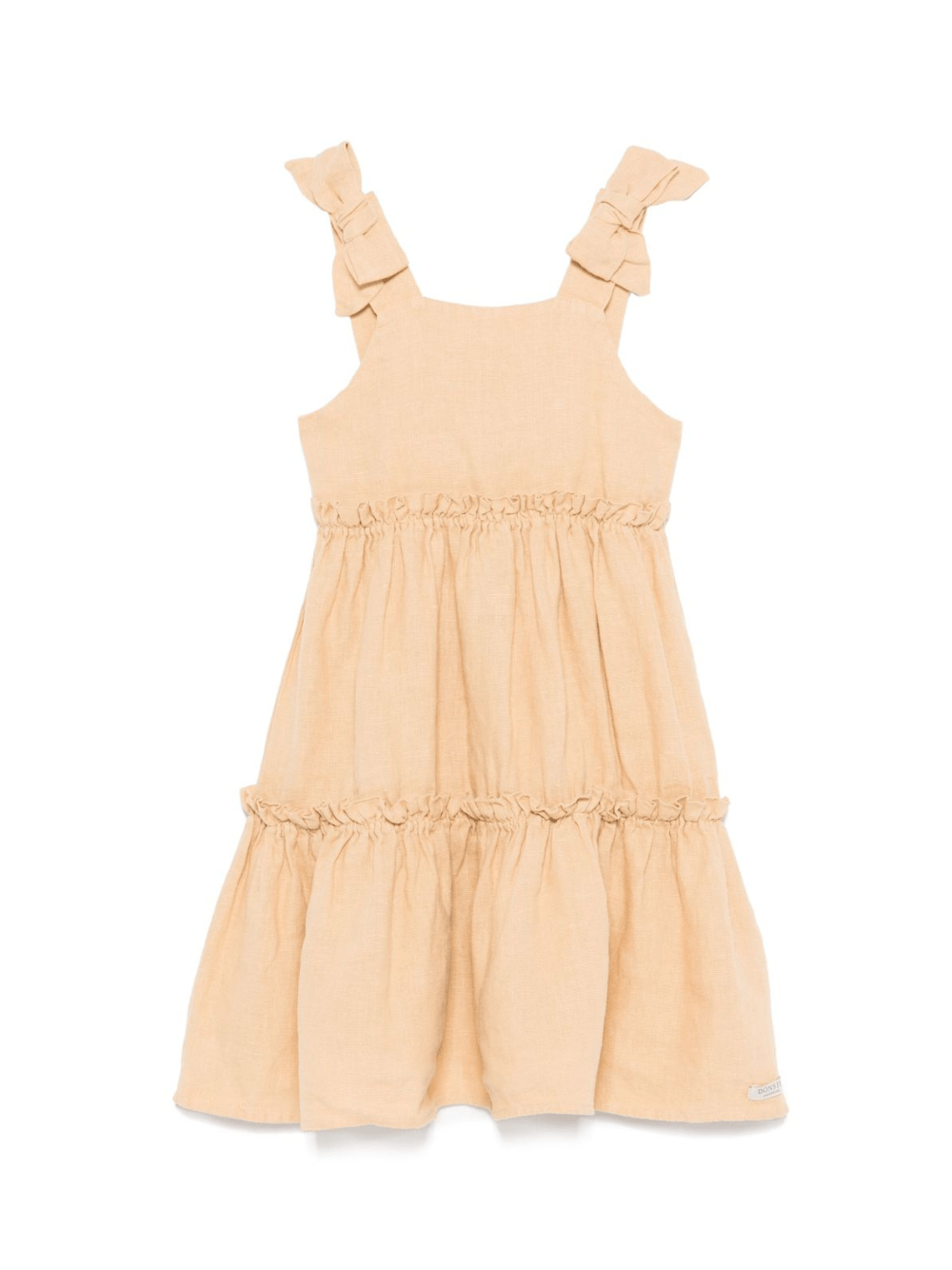 Abito per bambina Donsje Janne beige con dettaglio fiocco - Rubino Kids