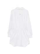 Abito per bambina Douuod Kids bianco con colletto classico - Rubino Kids