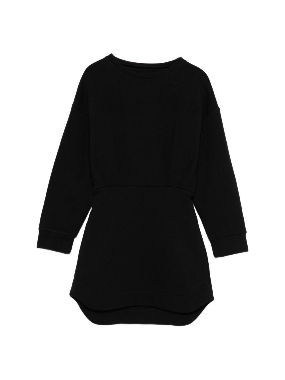Abito per bambina Douuod Kids nero a maniche lunghe - Rubino Kids
