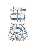 Abito per bambina Elisabetta Franchi la mia bambina bianco con stampa - Rubino Kids