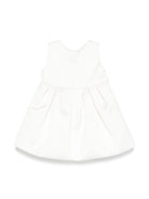 Abito per bambina Elisabetta Franchi La Mia Bambina bianco in raso - Rubino Kids
