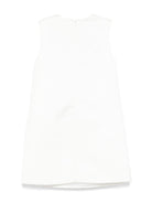 Abito per bambina Elisabetta Franchi La Mia Bambina bianco in raso - Rubino Kids