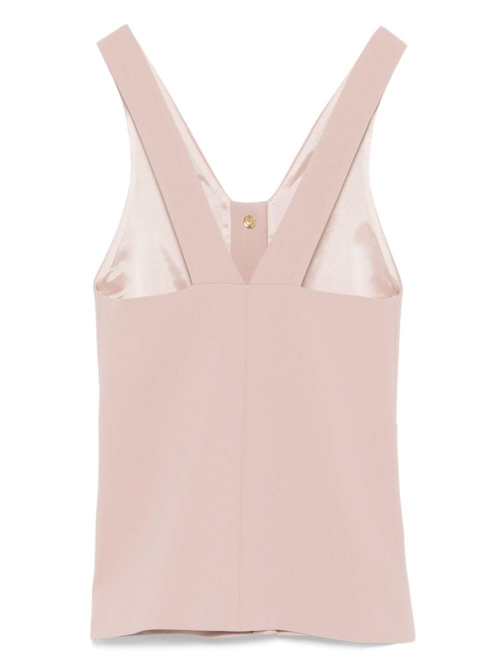 Abito per bambina Elisabetta Franchi La Mia Bambina rosa con scollo a V - Rubino Kids