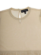 Abito per bambina Emporio Armani Kids beige con maniche a sbuffo - Rubino Kids