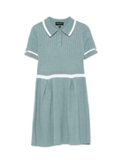 Abito per bambina Emporio Armani Kids grigio con gonna plissettata - Rubino Kids