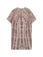 Abito per bambina Etro Kids beige con motivo paisley - Rubino Kids