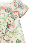 Abito per bambina Etro Kids beige con stampa floreale - Rubino Kids
