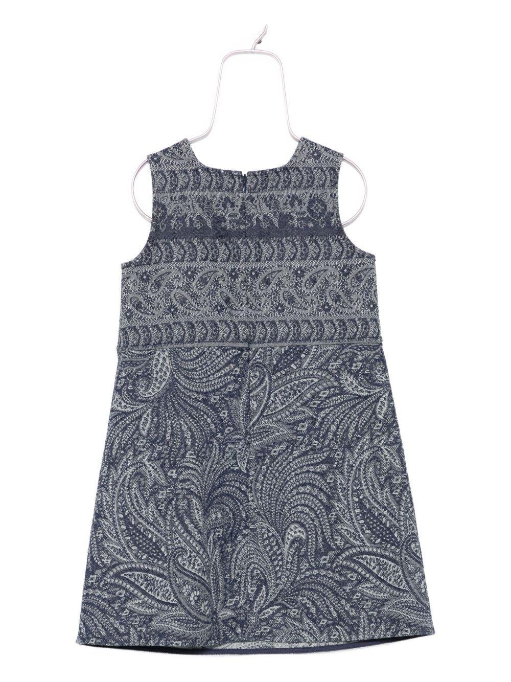 Abito per bambina ETRO KIDS blu con stampa paisley - Rubino Kids