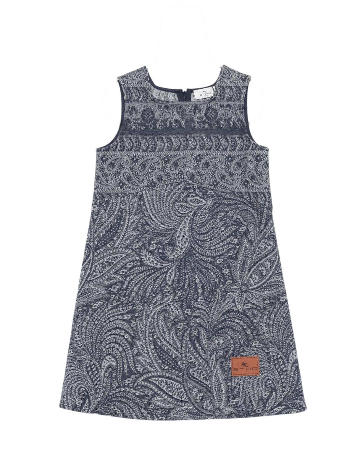 Abito per bambina ETRO KIDS blu con stampa paisley - Rubino Kids