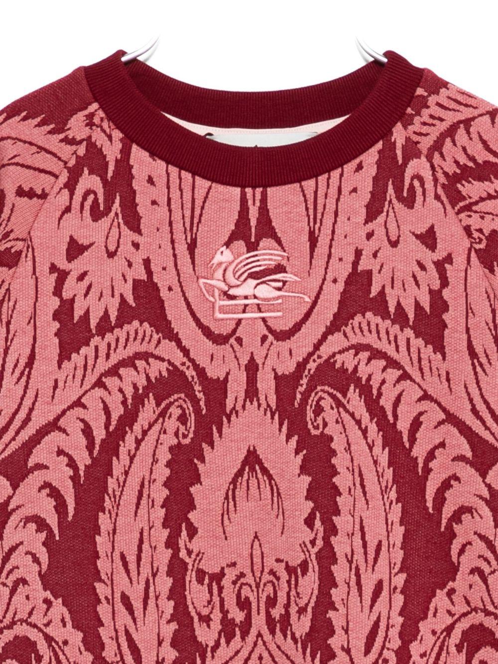 Abito per bambina ETRO KIDS rosa con stampa paisley - Rubino Kids